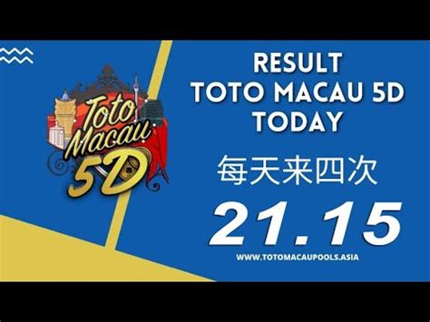 live draw macau 5d|Live Draw Result Official.